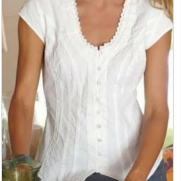 Soft Surroundings Tops - Soft Surroundings Taos Embroidered Top